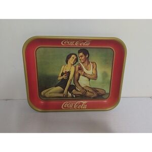 1970s Reproduction 1934 Coke Coca Cola Serving Tray - Tarzan Movie Weismuller